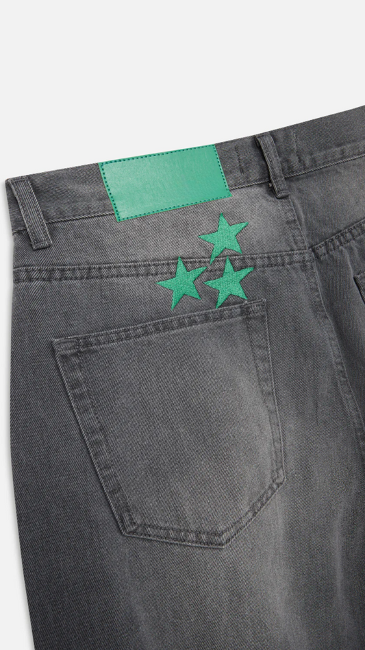 Starry Jean - Washed Grey
